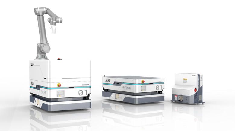 南宫·28WD數位開發的自主式移動機器人（AMR250M），搭配全向輪並結合AI演算法、2D LiDAR、3D攝影機等技術，協助客戶實現產線全自動化